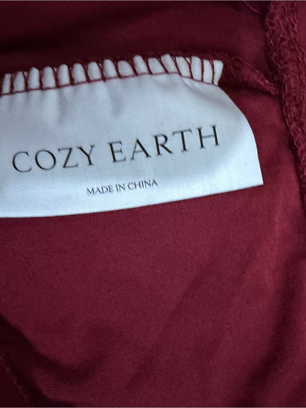 Cozy Earth Women’s Athletic Shorts in Burgundy